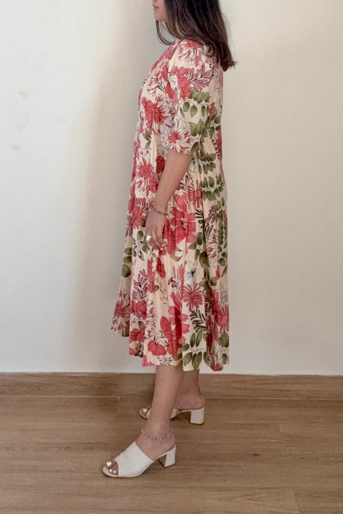 Lily Day Kurta Dress | Cotton | Peach