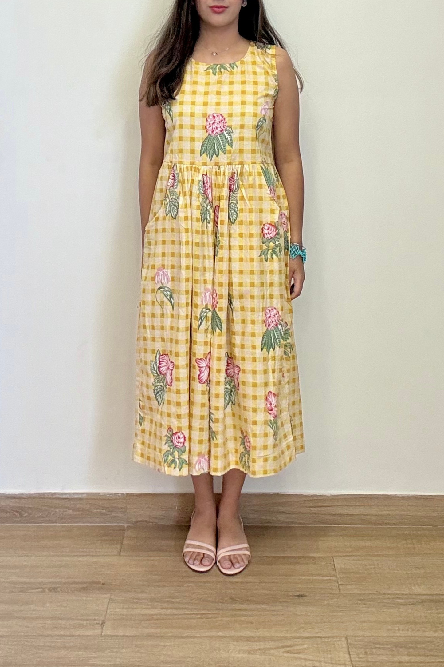 Cha High Tea Dress | Cotton | Yellow