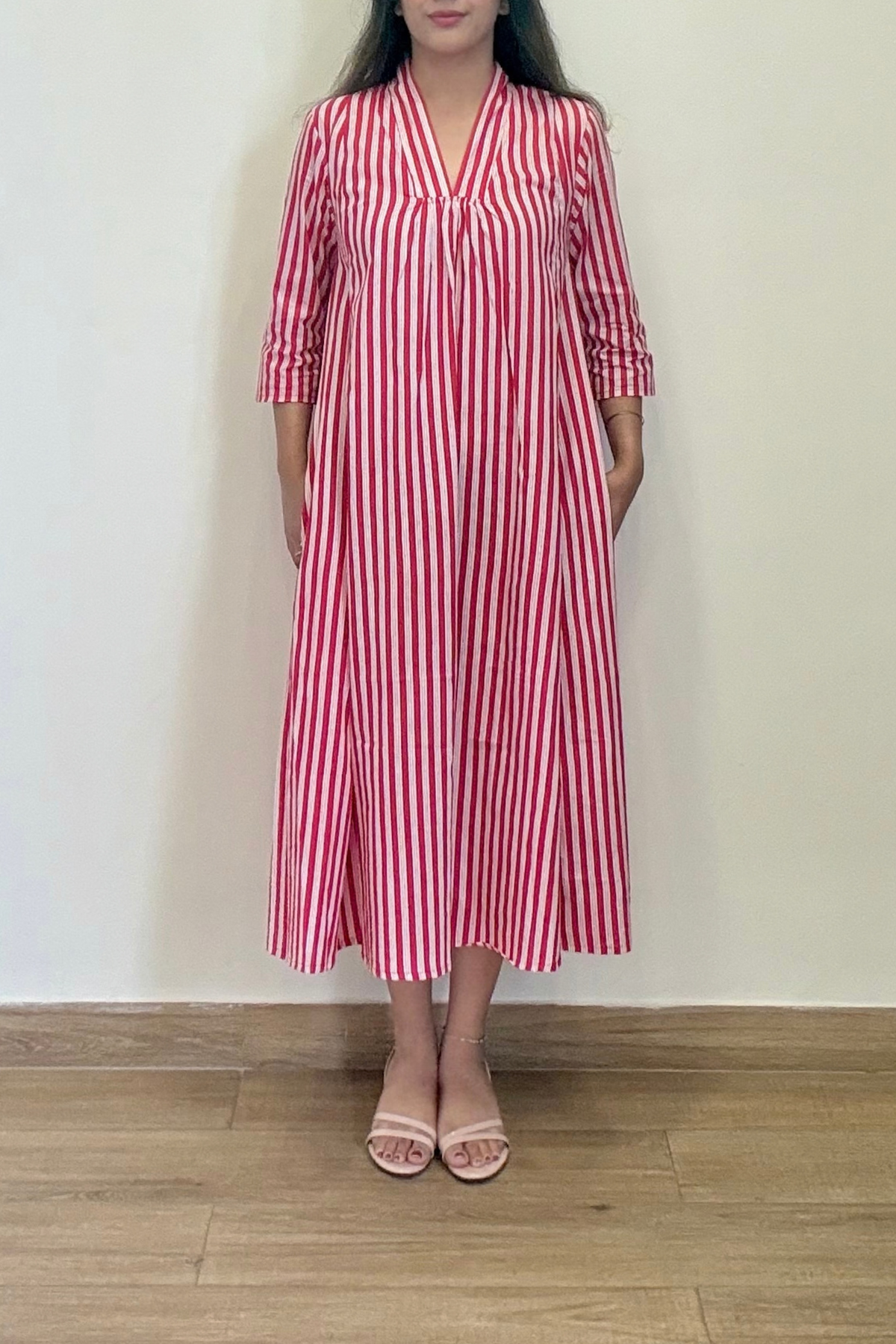 Rooh Kurta Dress | Cotton | Red