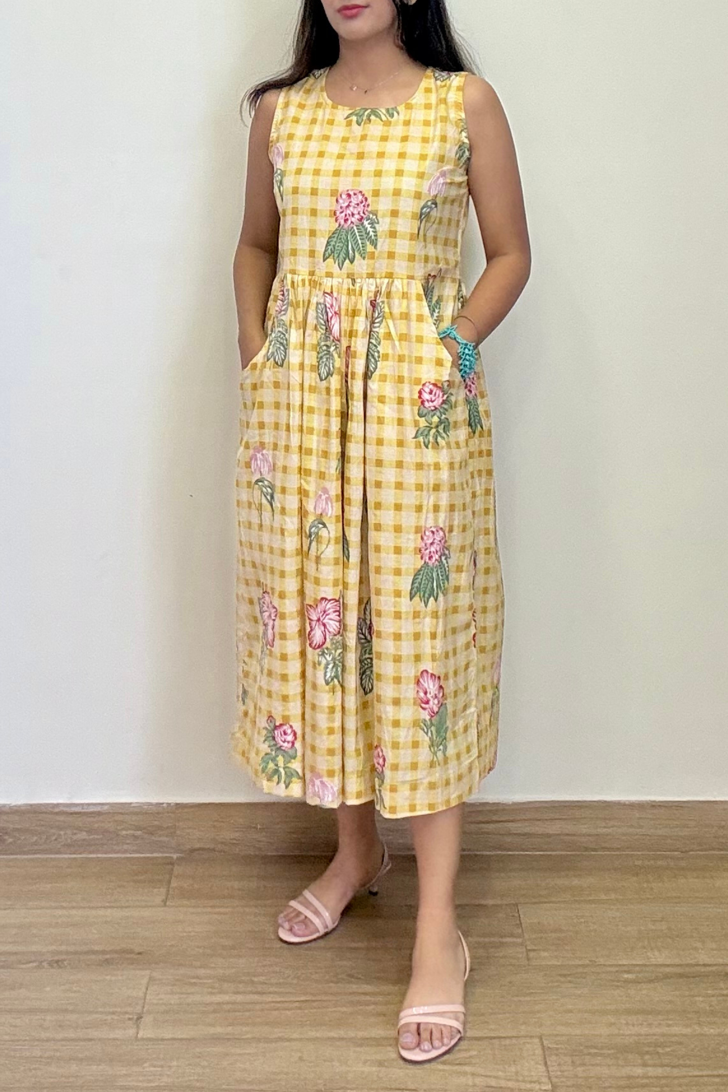 Cha High Tea Dress | Cotton | Yellow