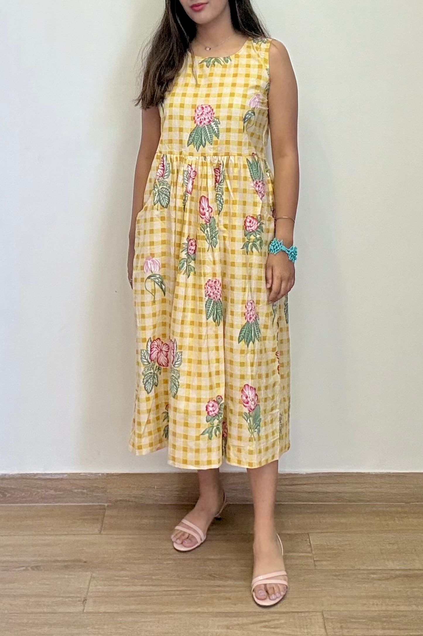 Cha High Tea Dress | Cotton | Yellow