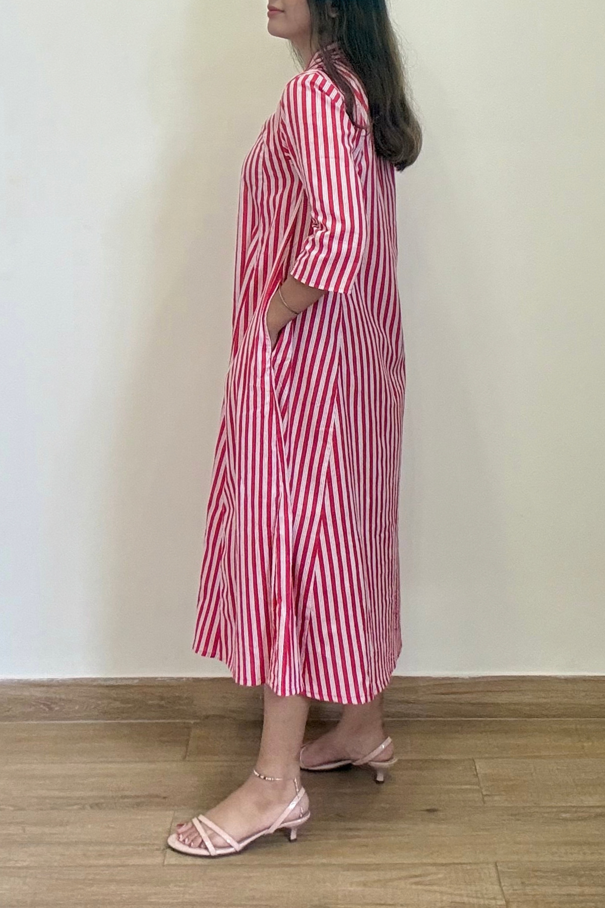 Rooh Kurta Dress | Cotton | Red