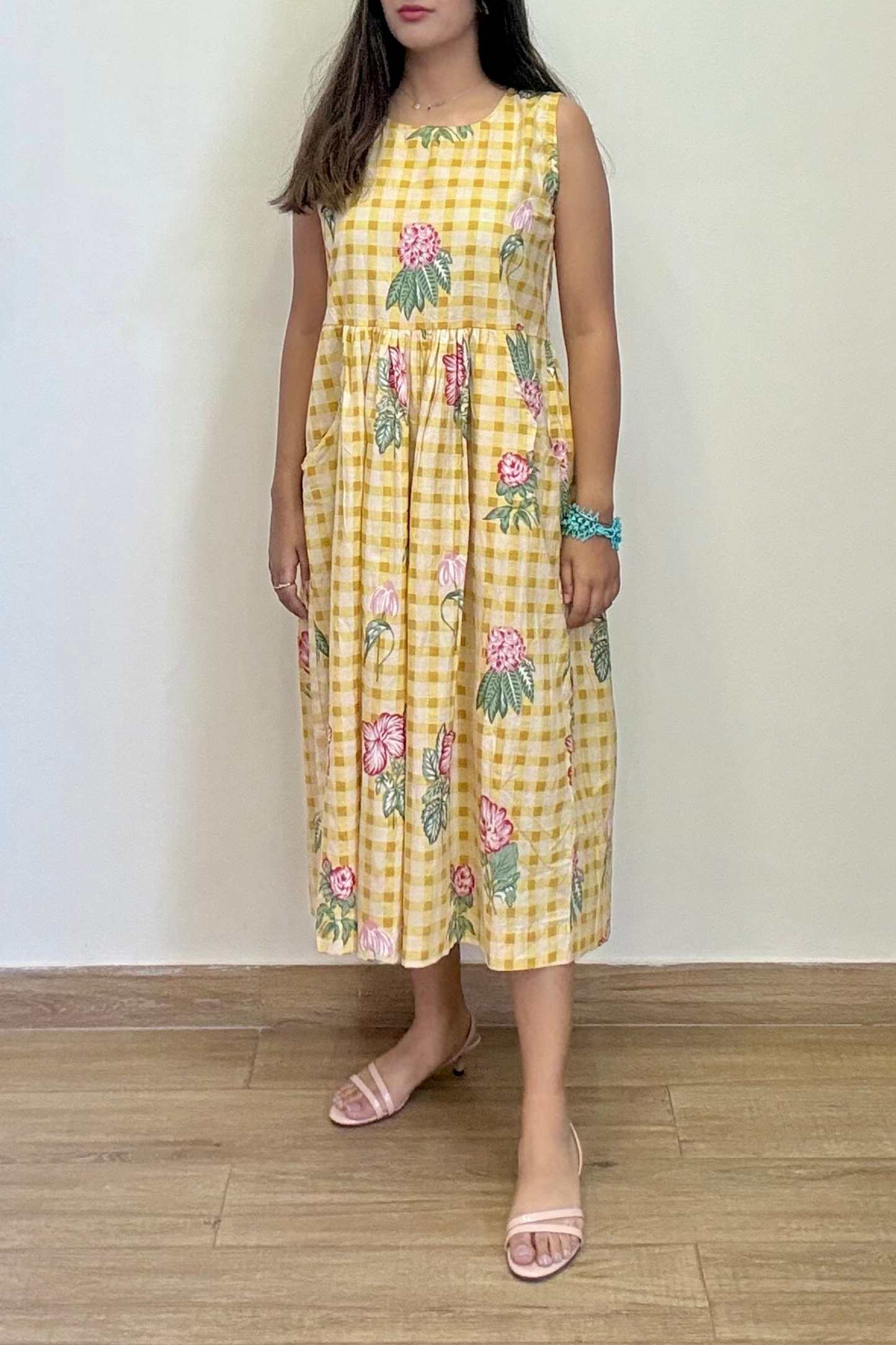 Cha High Tea Dress | Cotton | Yellow
