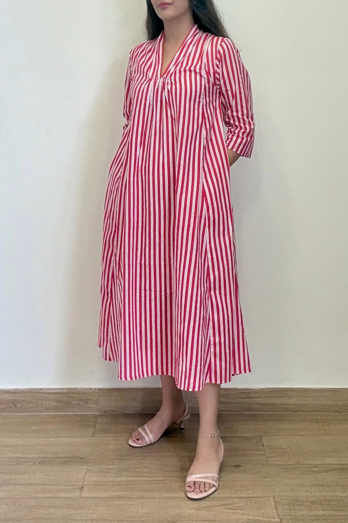 Rooh Kurta Dress | Cotton | Red
