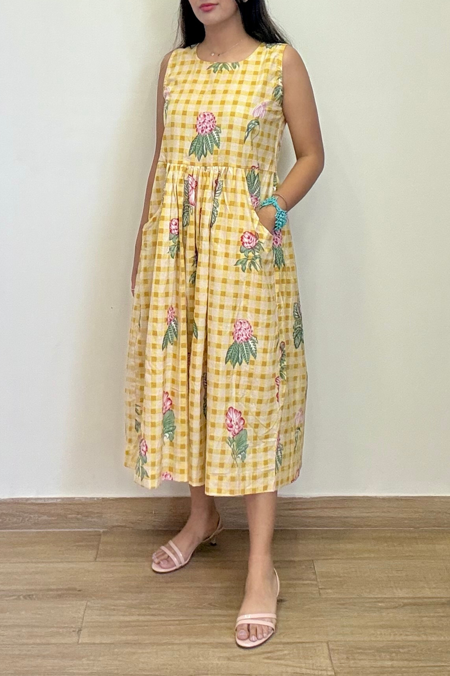 Cha High Tea Dress | Cotton | Yellow