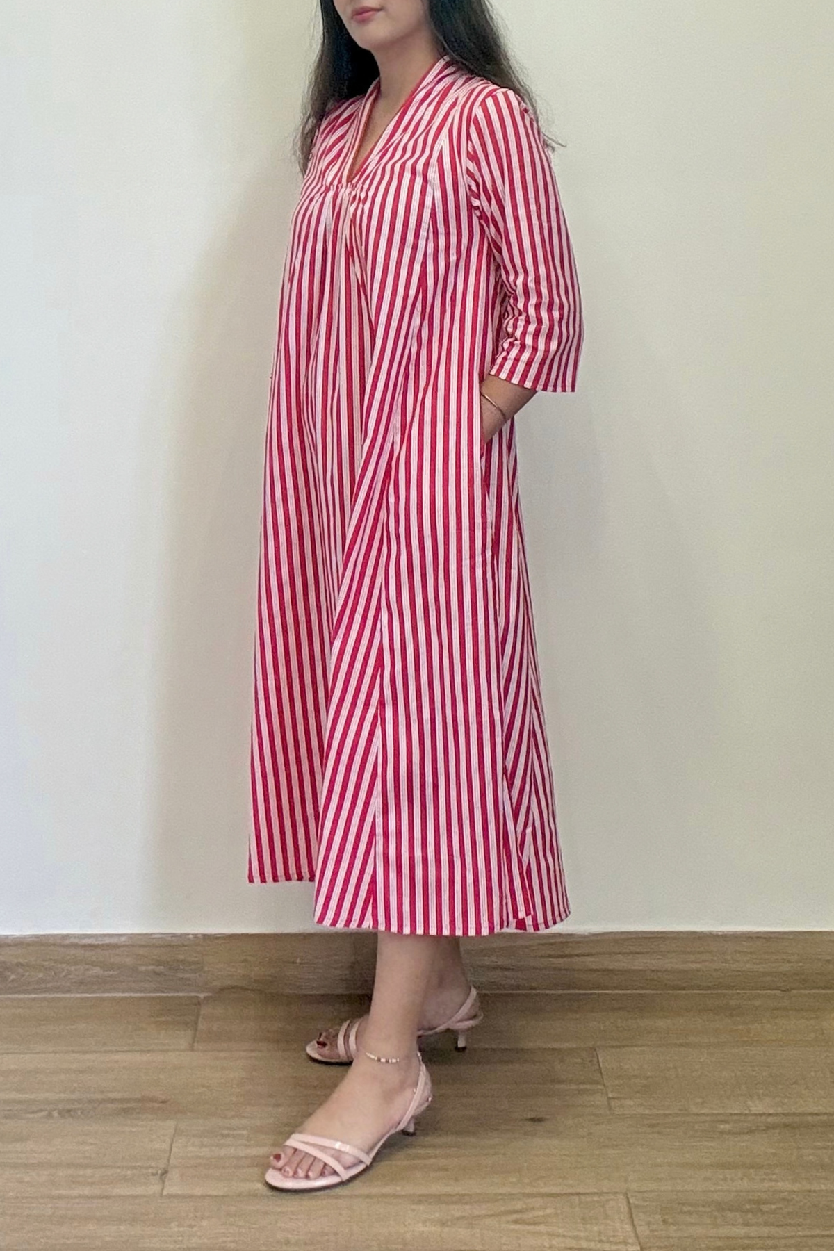 Rooh Kurta Dress | Cotton | Red