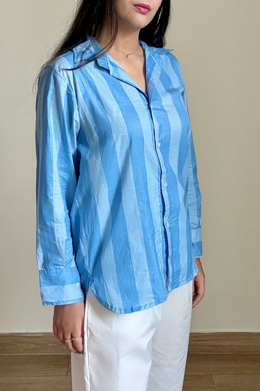 All Day Work Shirt | Cotton | Blue