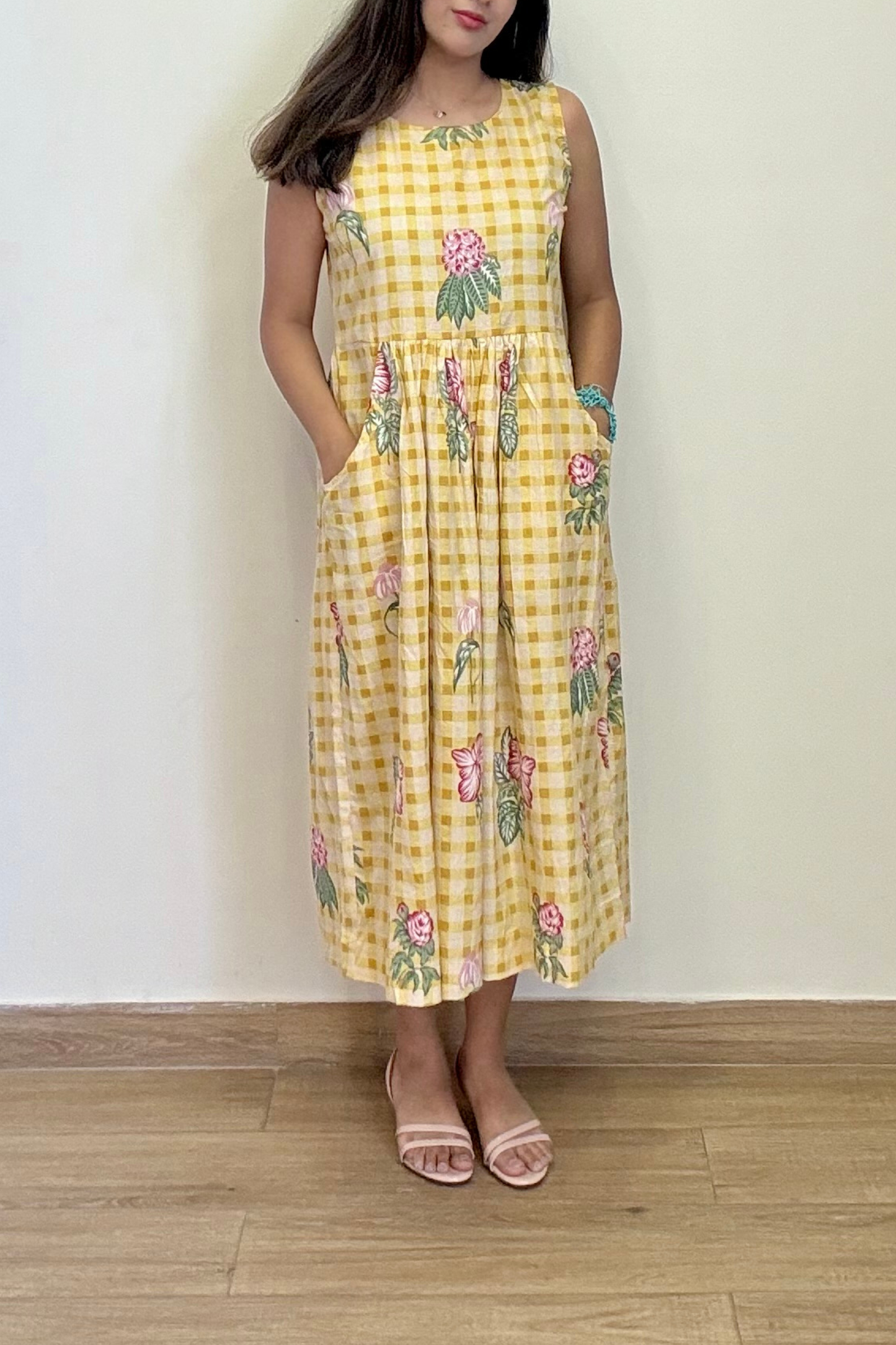 Cha High Tea Dress | Cotton | Yellow