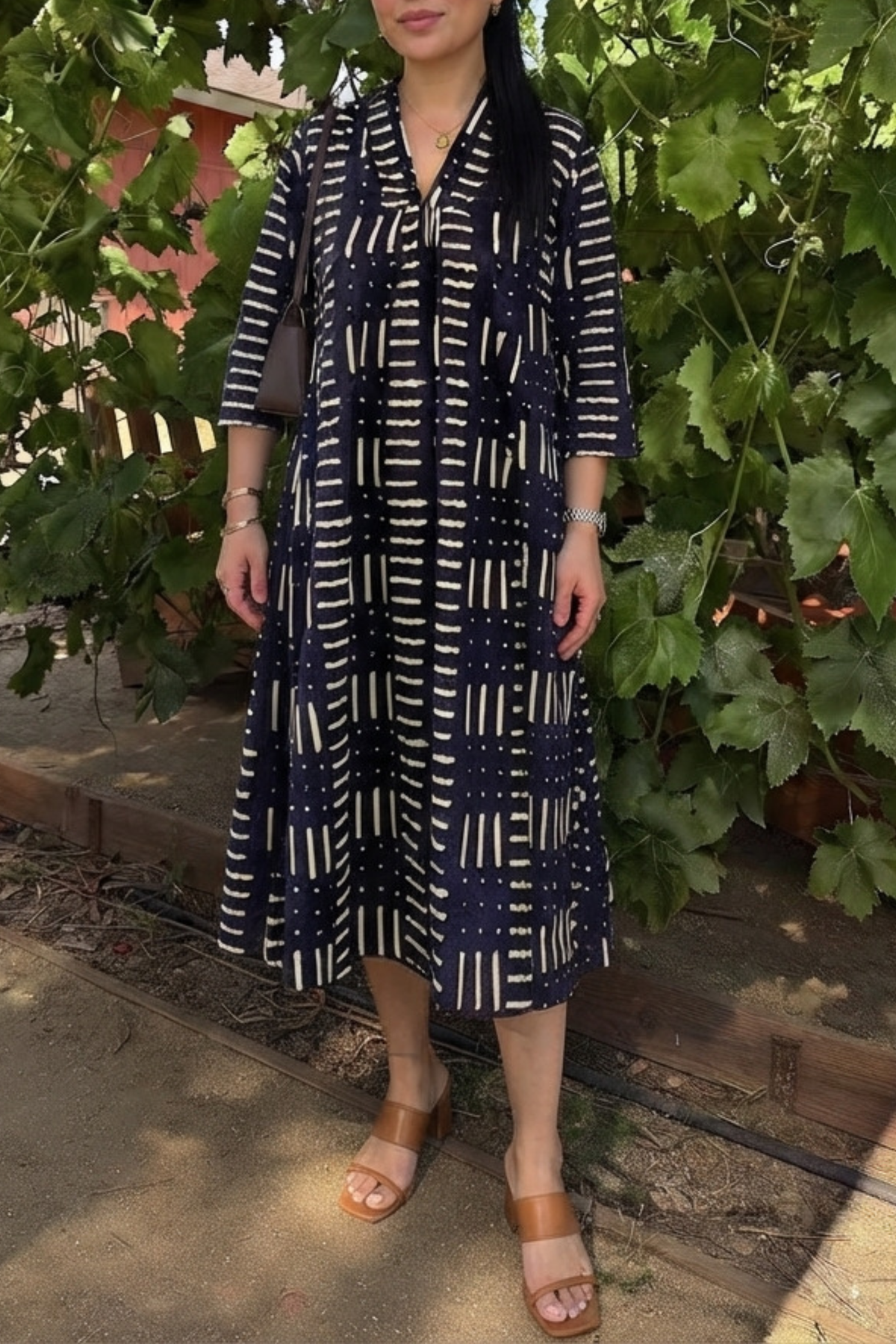Tara Kurta Dress | Cotton | Black