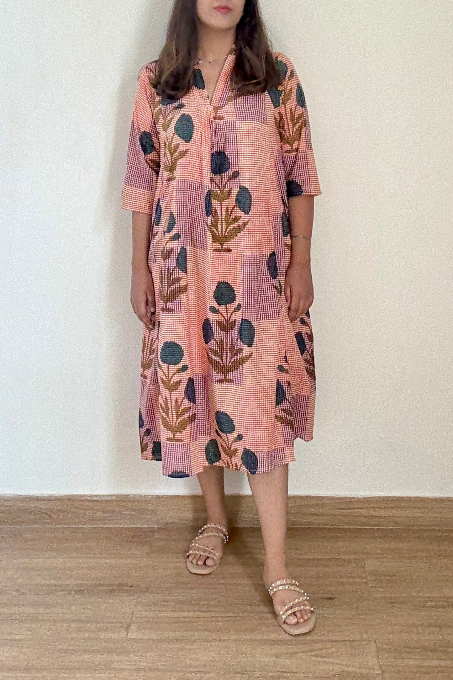 Oranji Kurta Dress | Cotton | Multicolor
