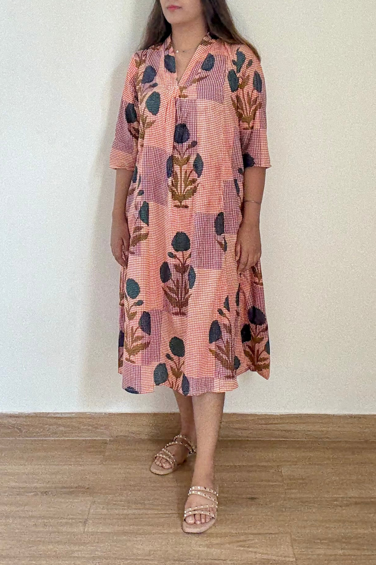 Oranji Kurta Dress | Cotton | Multicolor
