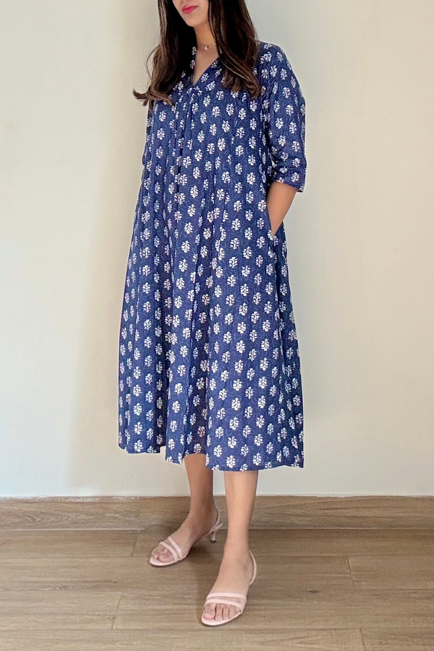 Blueprint Indigo Kurta Dress | Cotton | Blue