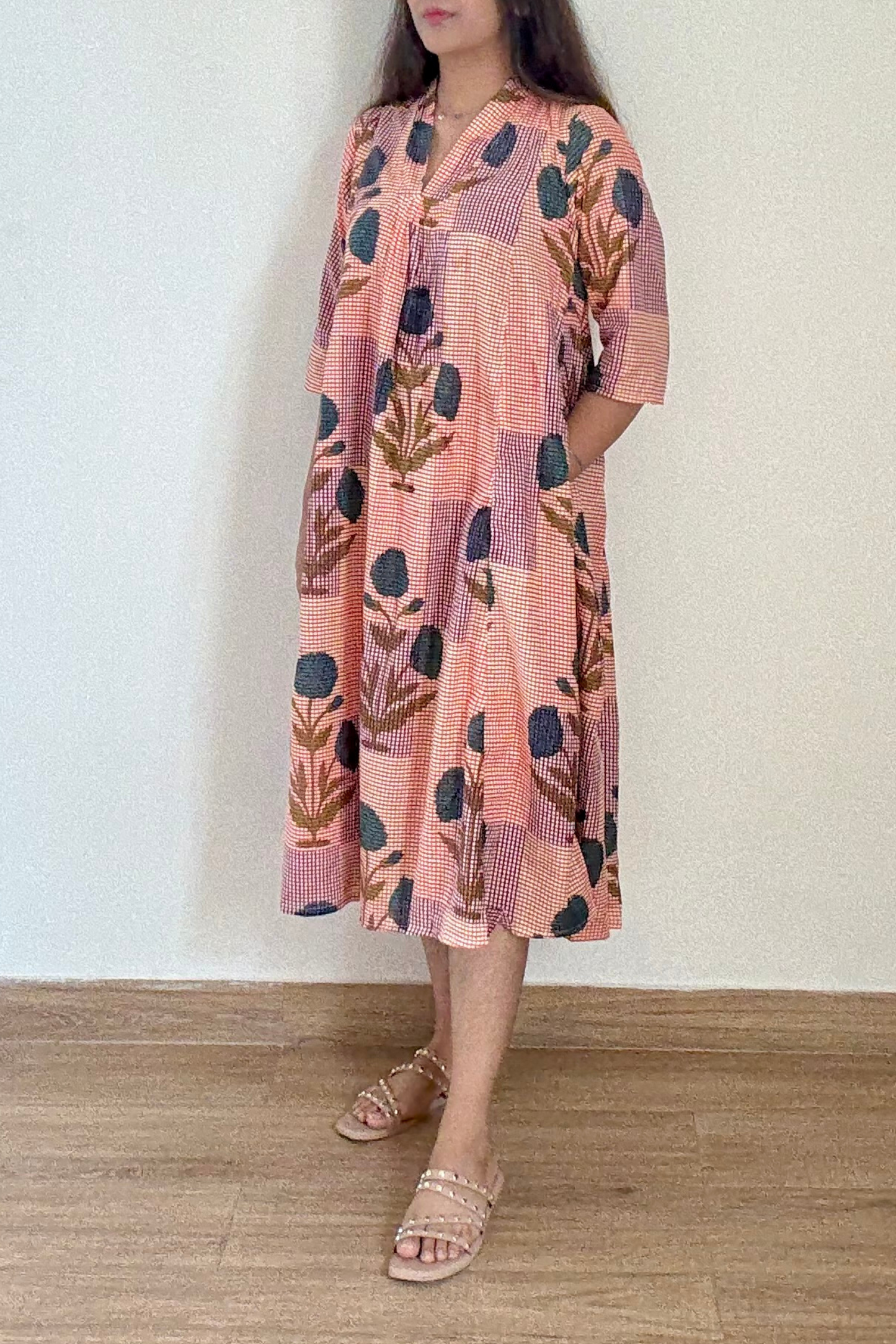 Oranji Kurta Dress | Cotton | Multicolor