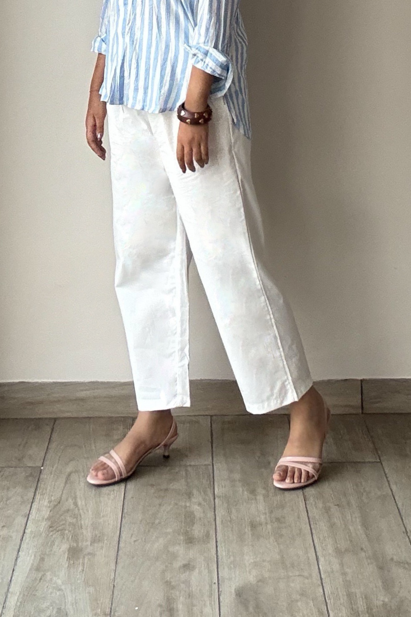 Do It All Crisp Pants | Cotton | White