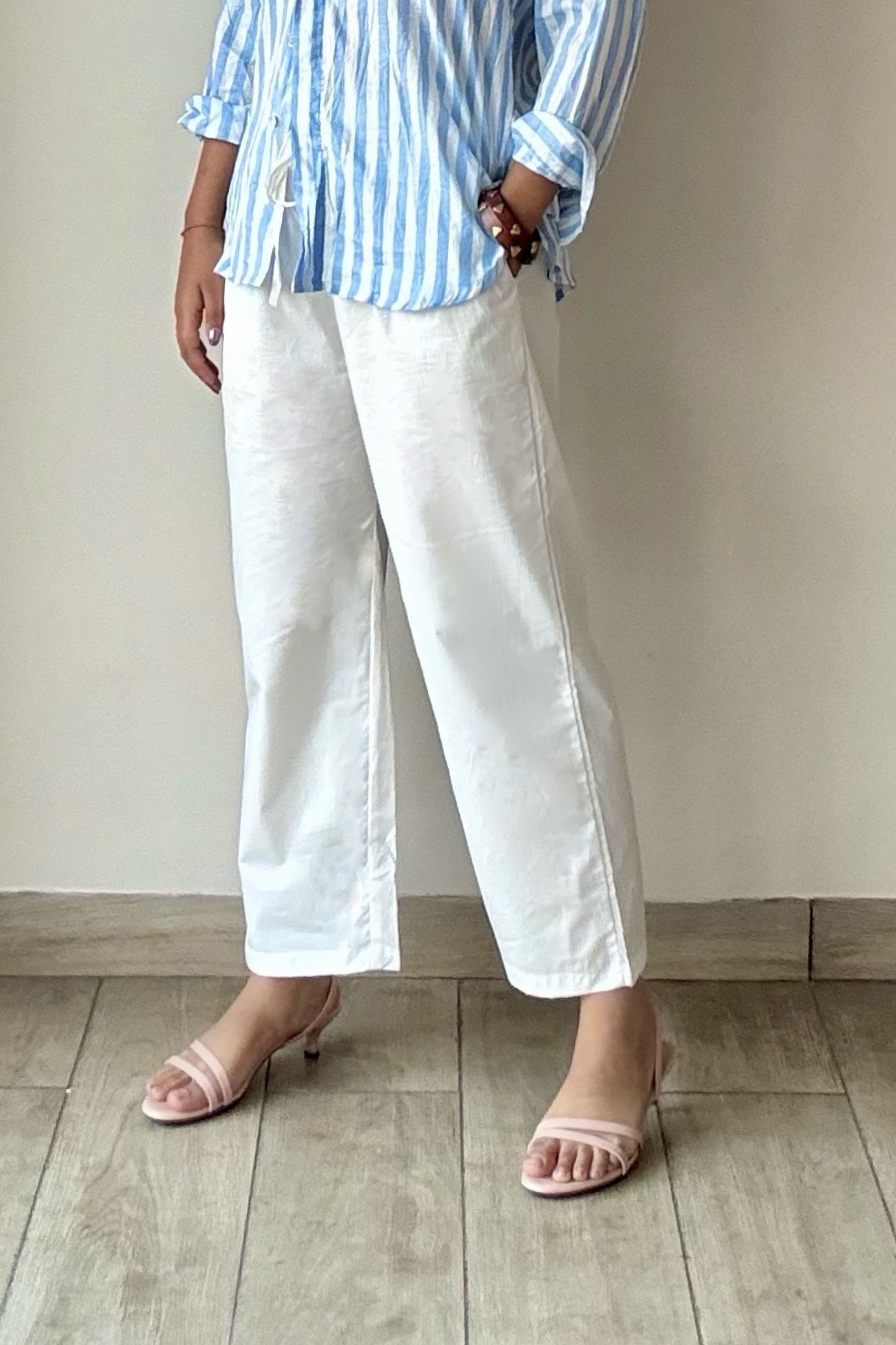 Do It All Crisp Pants | Cotton | White