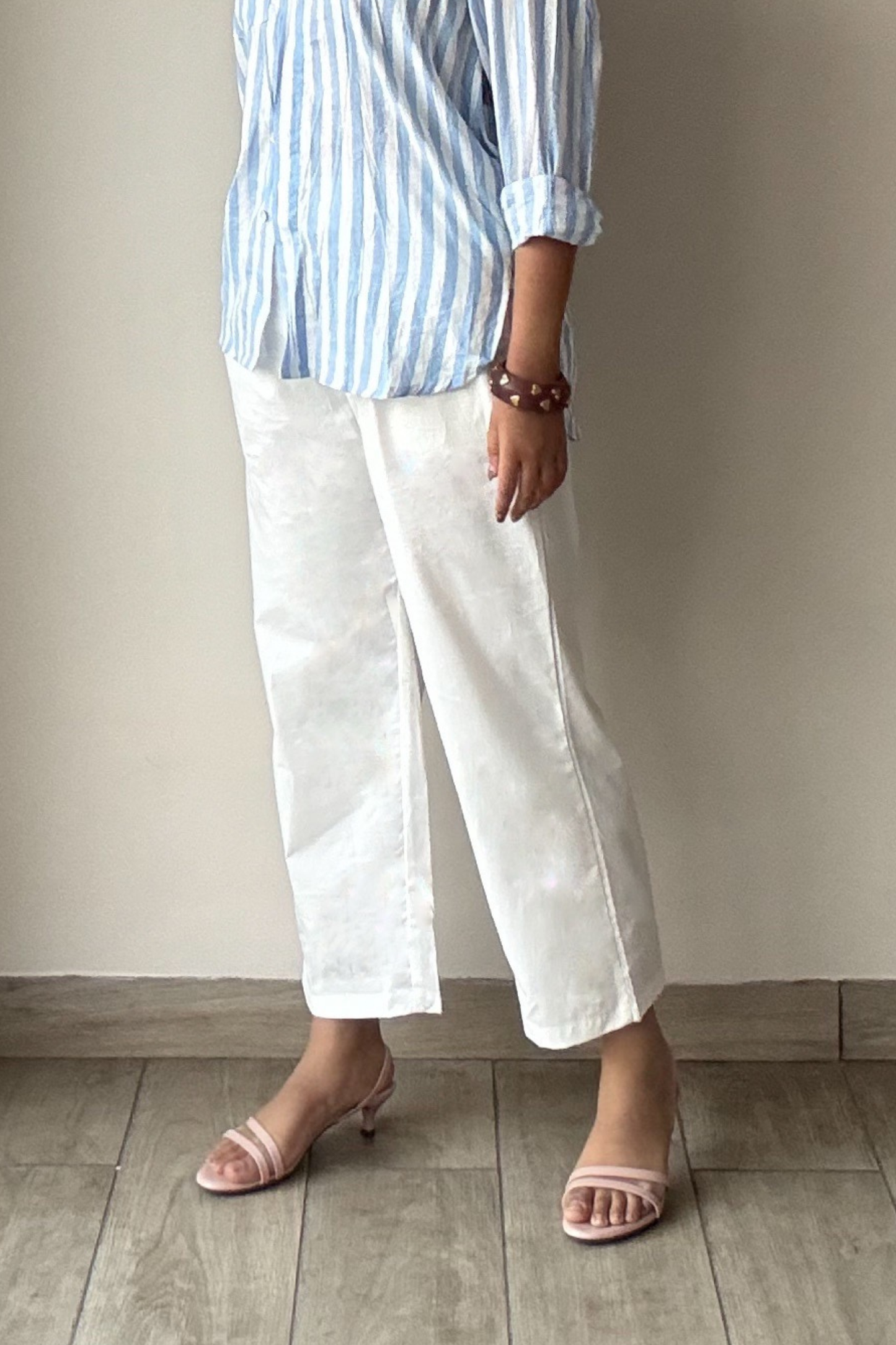 Do It All Crisp Pants | Cotton | White