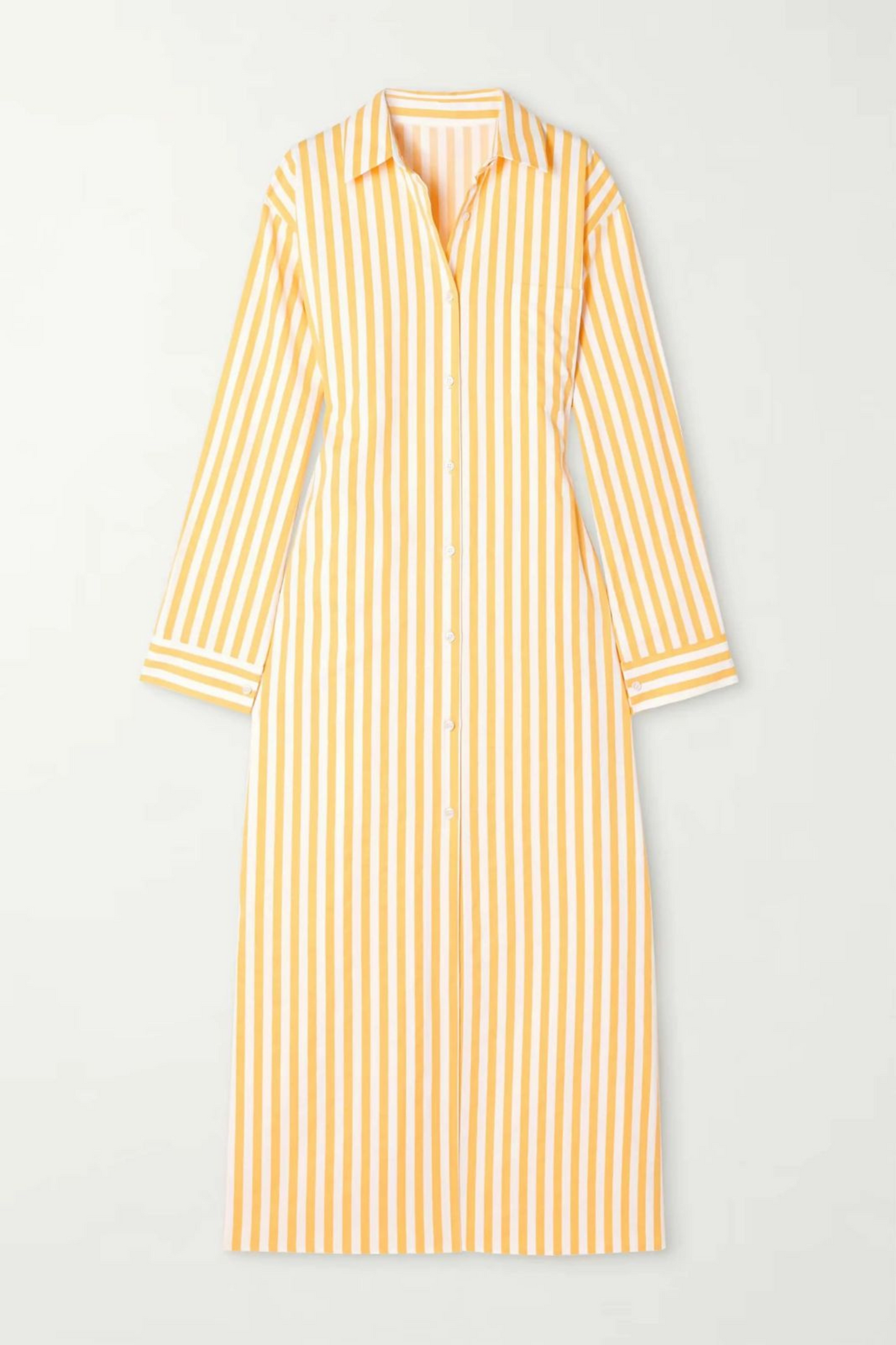 Dolly Shirt Dress | Striped | Yellow