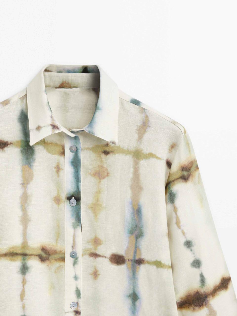 Leher Kurta Dress | Linen | Tie Dye