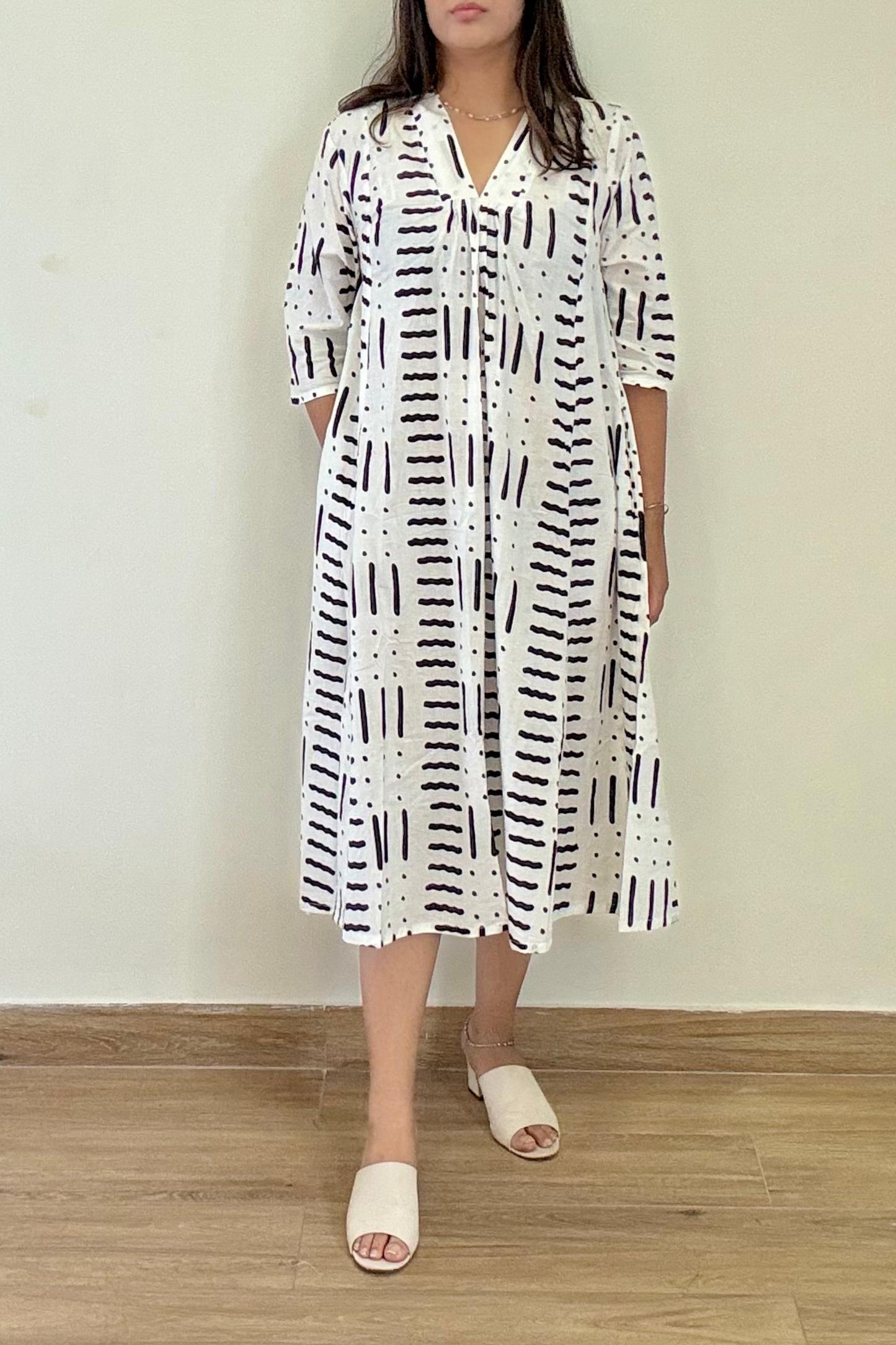 Tara Kurta Dress | Cotton | White