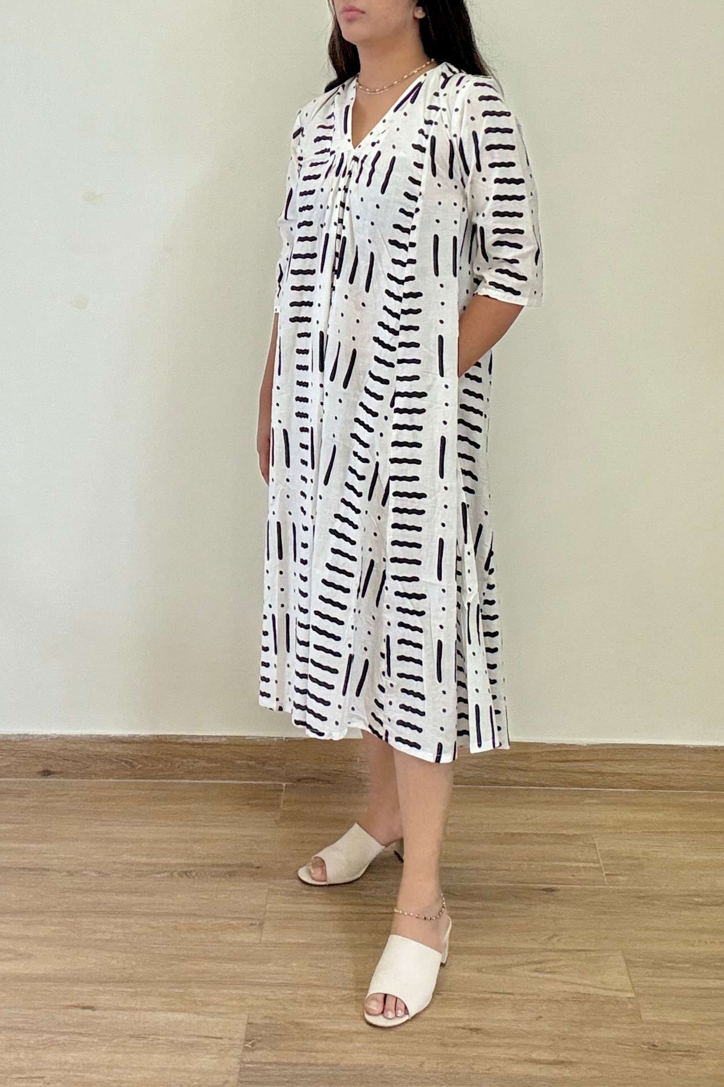 Tara Kurta Dress | Cotton | White