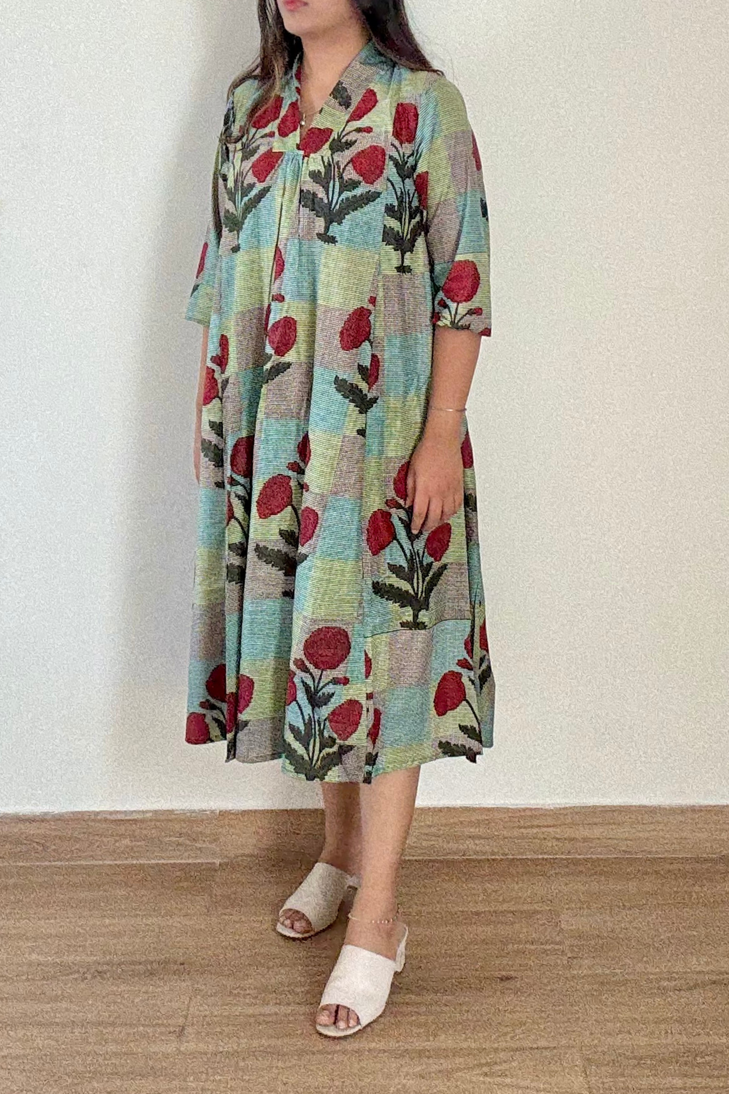 Rosa Kurta Dress | Cotton | Multicolor