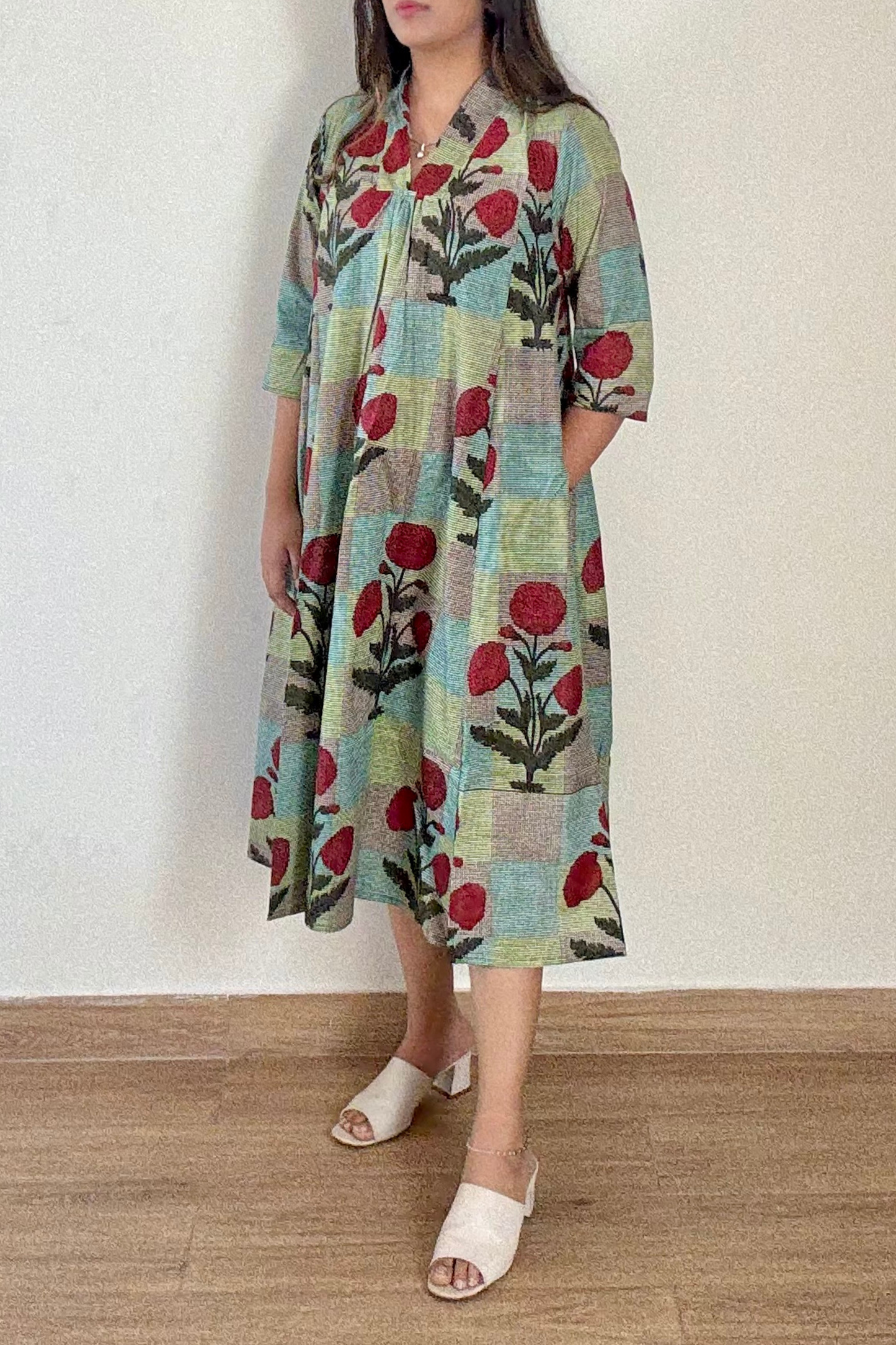 Rosa Kurta Dress | Cotton | Multicolor