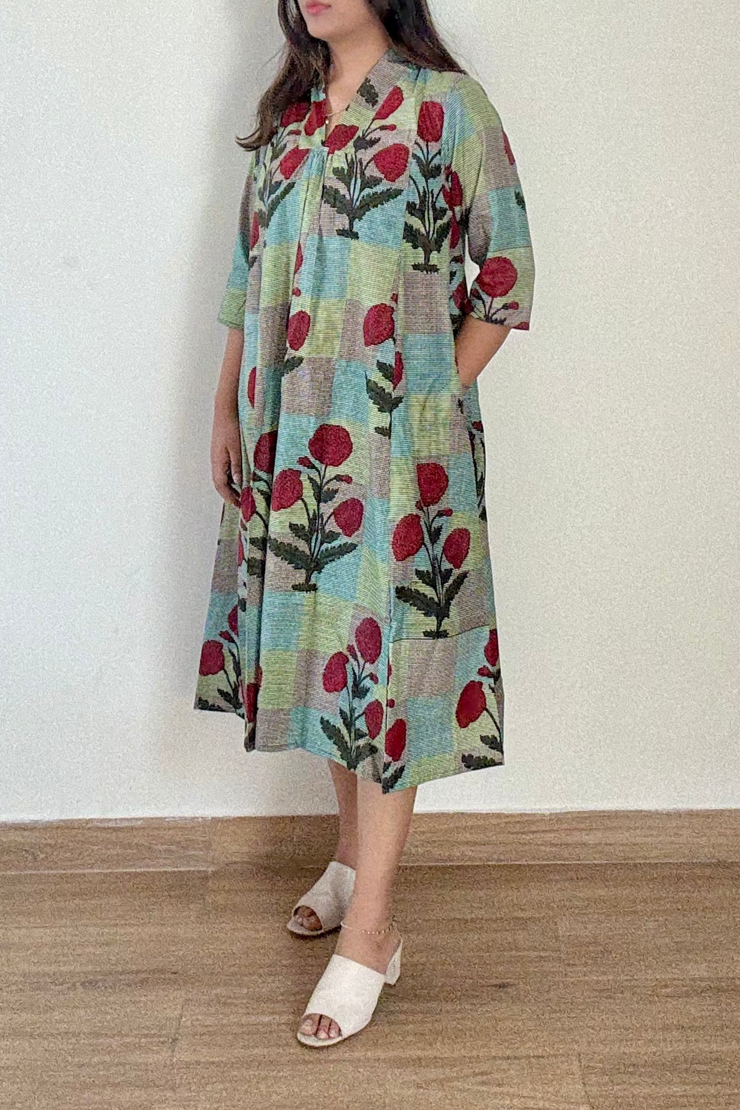 Rosa Kurta Dress | Cotton | Multicolor