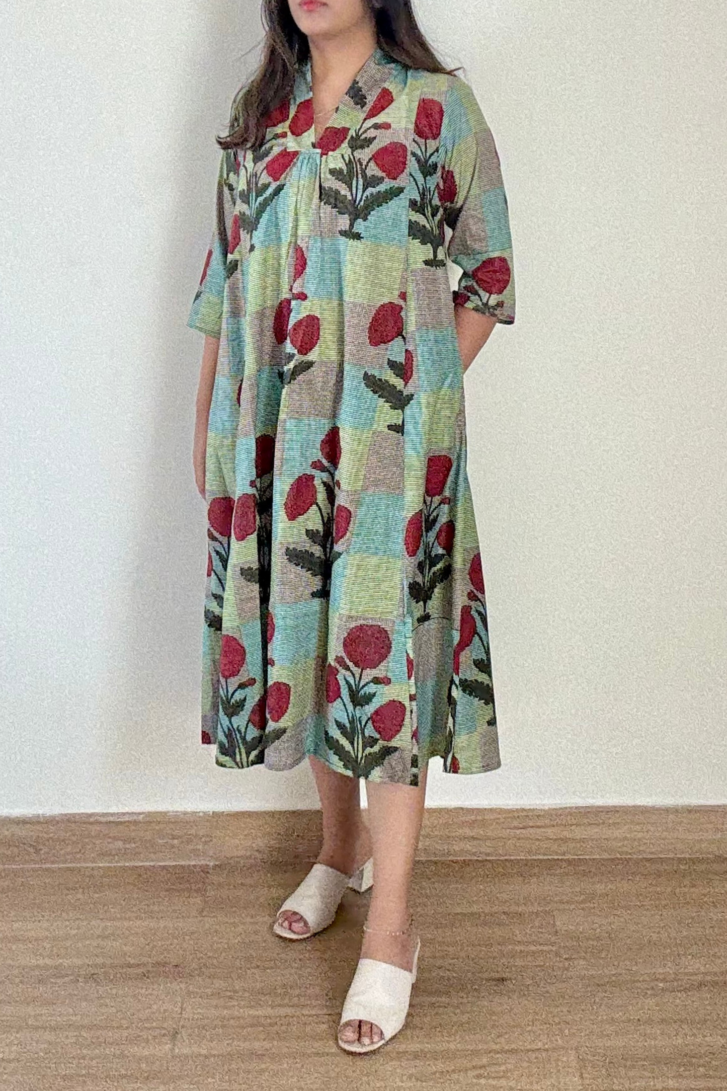 Rosa Kurta Dress | Cotton | Multicolor