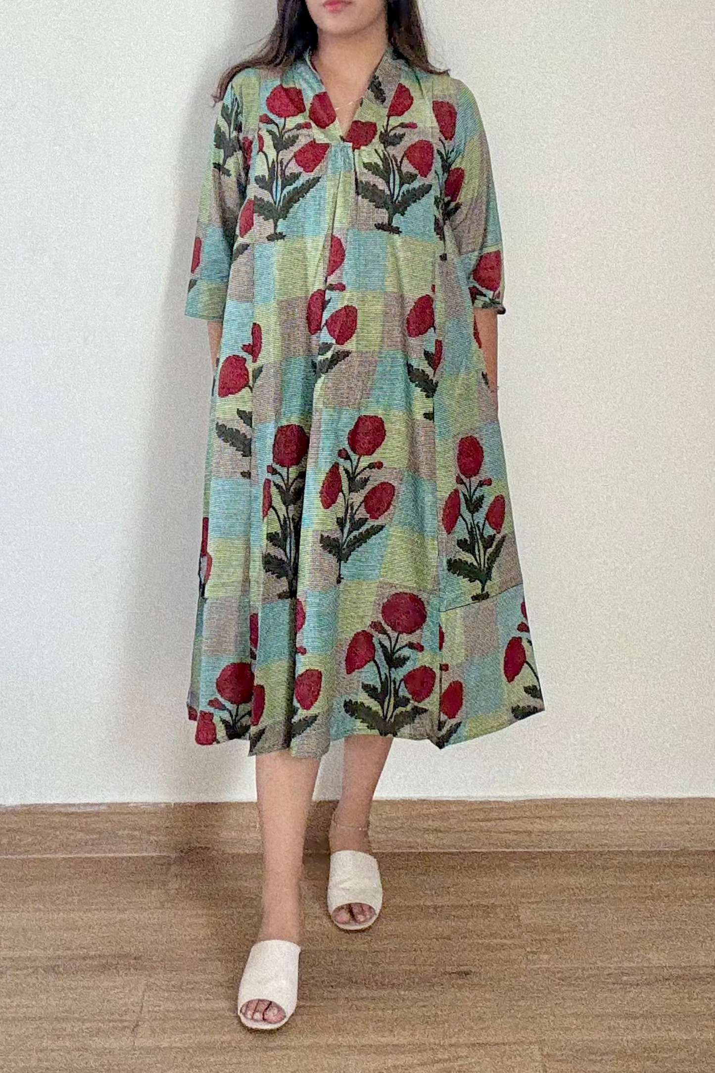 Rosa Kurta Dress | Cotton | Multicolor