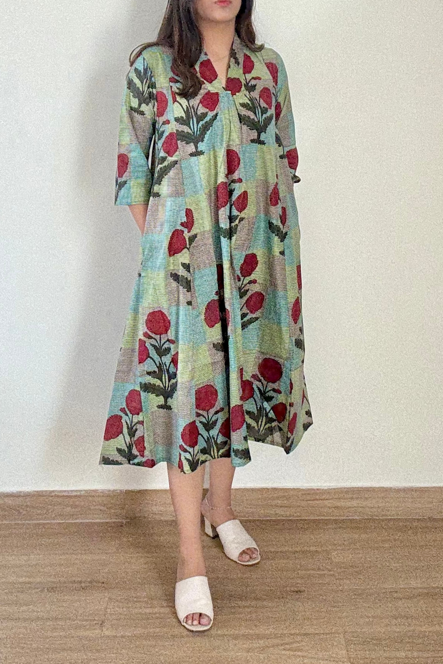 Rosa Kurta Dress | Cotton | Multicolor