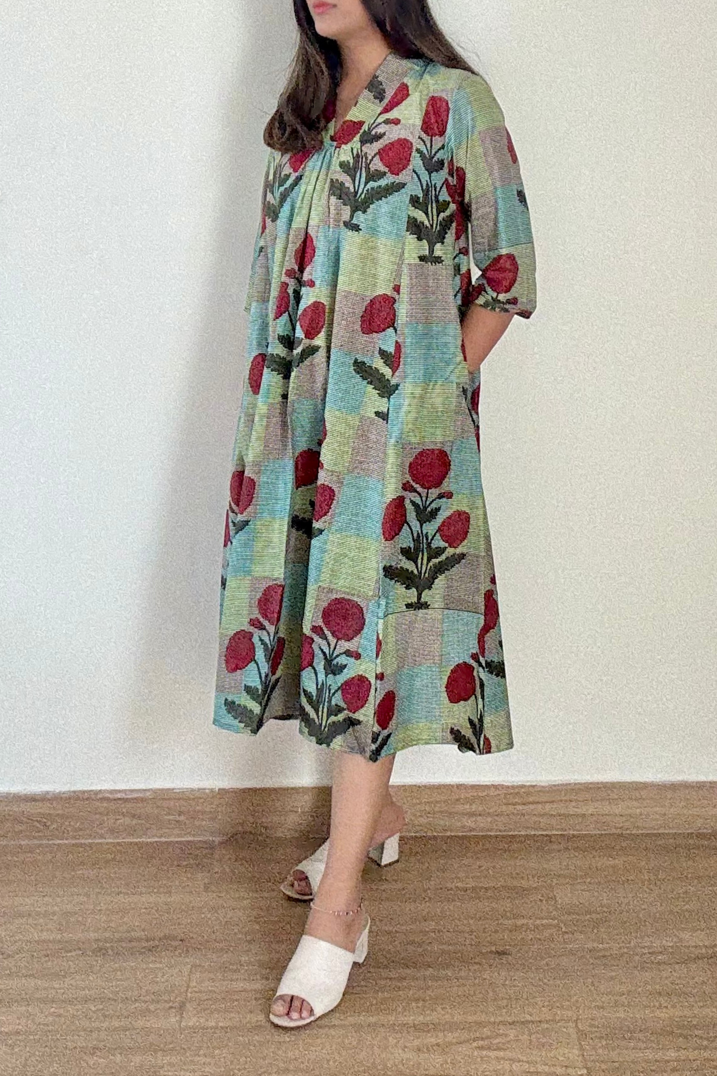 Rosa Kurta Dress | Cotton | Multicolor