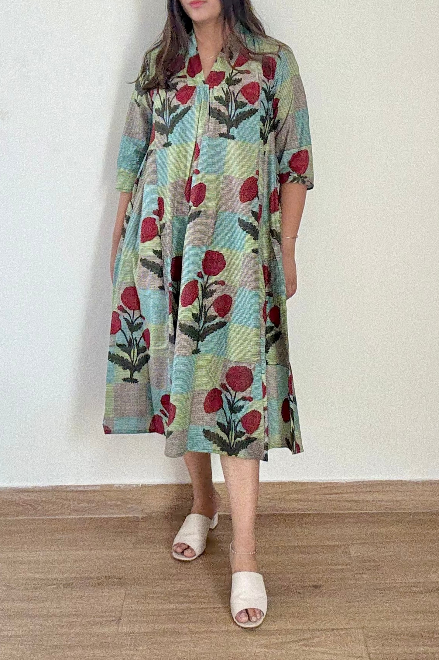 Rosa Kurta Dress | Cotton | Multicolor