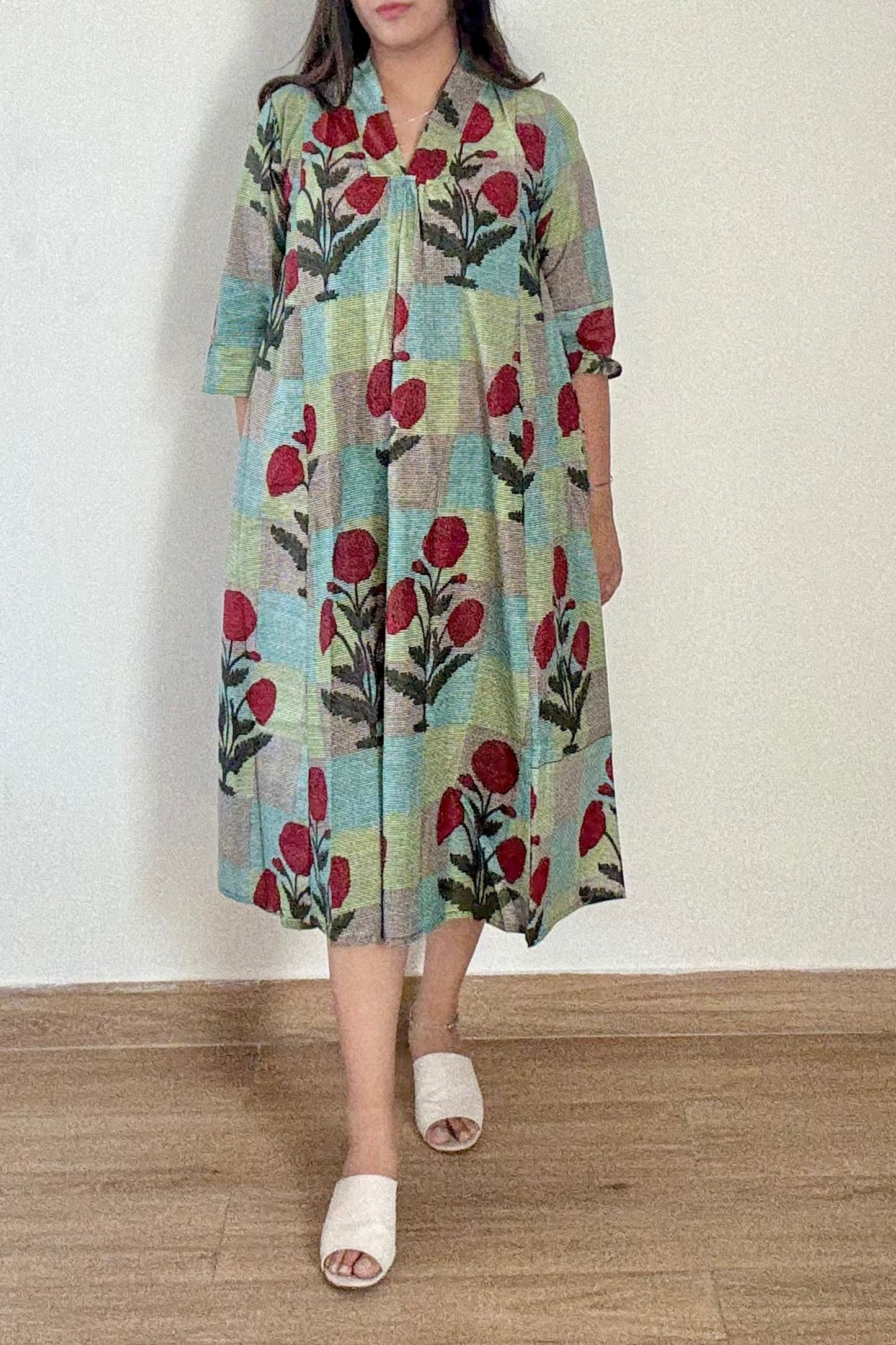 Rosa Kurta Dress | Cotton | Multicolor
