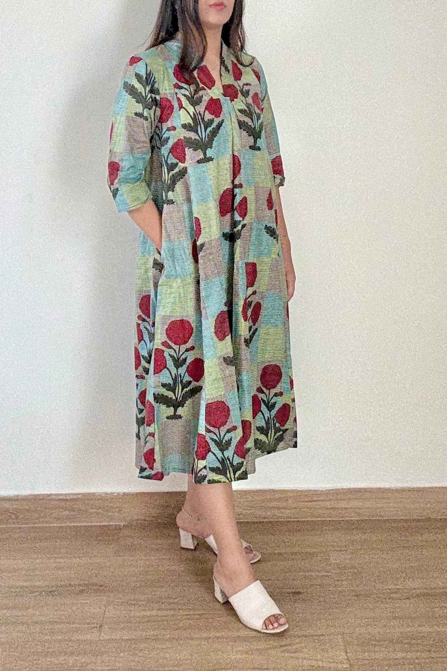 Rosa Kurta Dress | Cotton | Multicolor