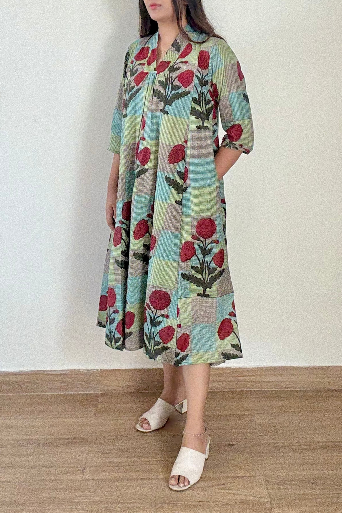 Rosa Kurta Dress | Cotton | Multicolor