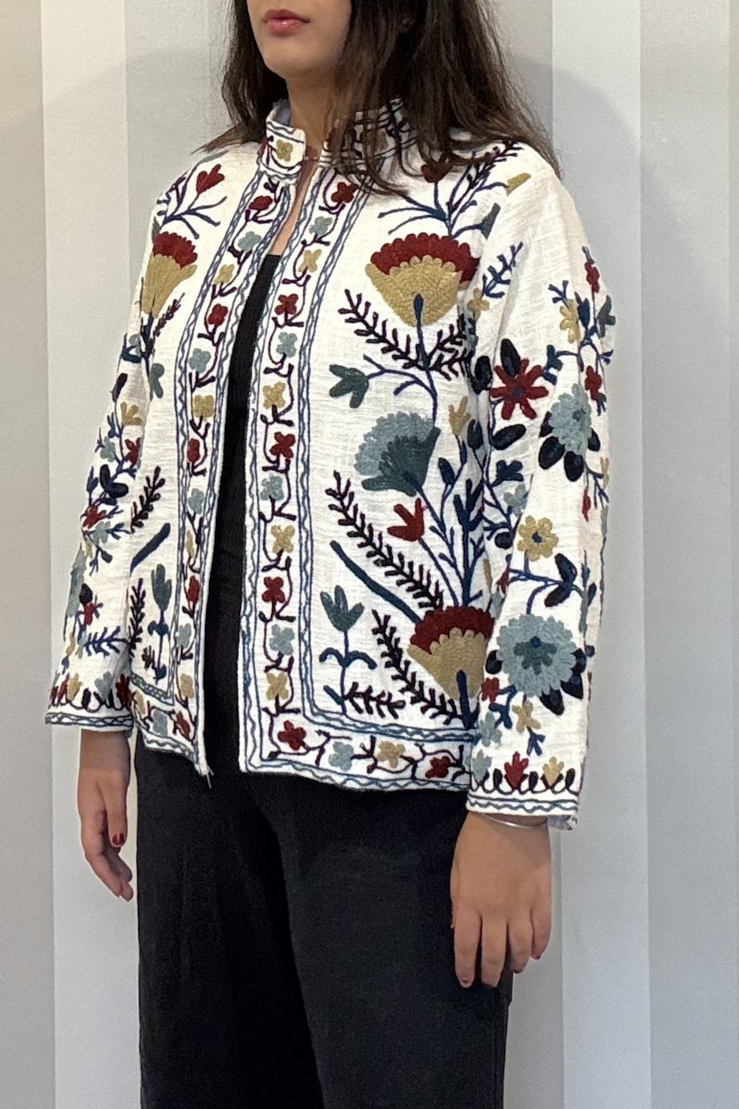 Laila Suzani Jacket | Cotton | Multicolor